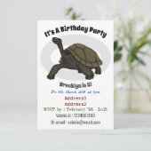 Galapagos landschildpad kaart (Staand voorkant)