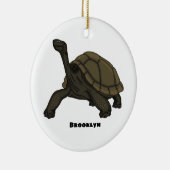 Galapagos landschildpad keramisch ornament (Rechts)