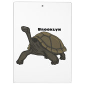 Galapagos landschildpad klembord (Achterkant)