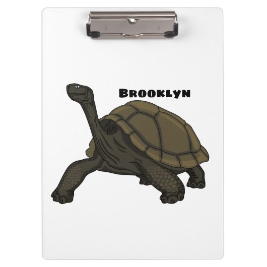 Galapagos landschildpad klembord (Voorkant)