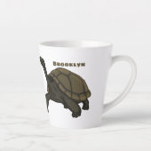 Galapagos landschildpad latte mok (Rechts)