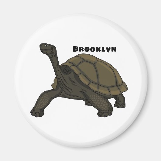 Galapagos landschildpad magneet (Voorkant)
