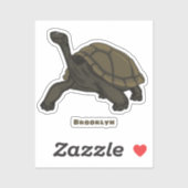 Galapagos landschildpad sticker (Vel)