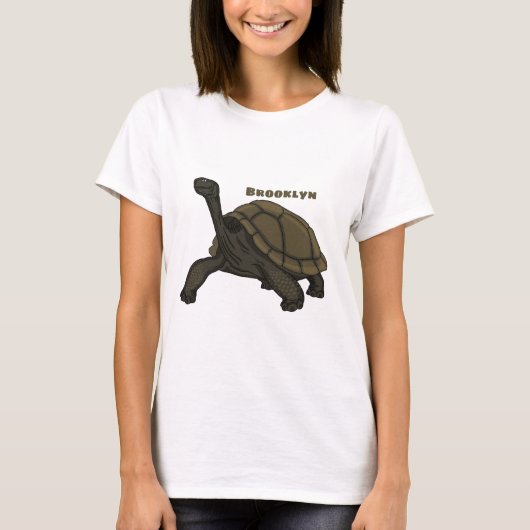 Galapagos landschildpad t-shirt (Voorkant)