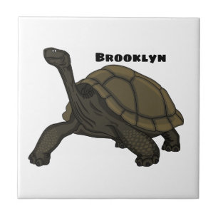 Galapagos landschildpad tegeltje