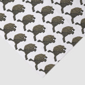 Galapagos landschildpad tissuepapier (Detail)