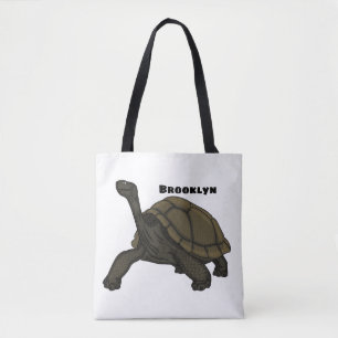 Galapagos landschildpad tote bag