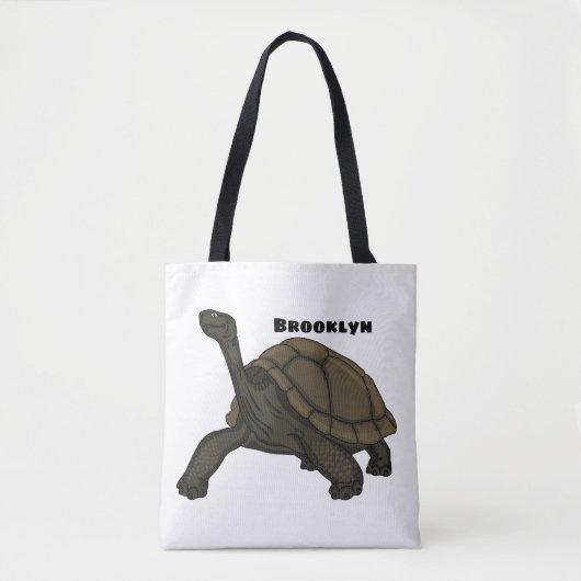 Galapagos landschildpad tote bag (Voorkant)