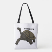 Galapagos landschildpad tote bag (Achterkant)