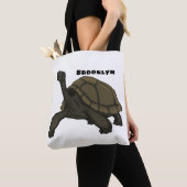 Galapagos landschildpad tote bag (Dichtbij)