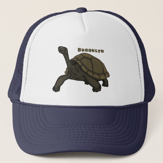 Galapagos landschildpad trucker pet (Voorkant)