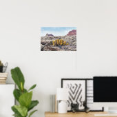 Galapagos Lava Cactus, Ecuador Poster (Thuiskantoor)