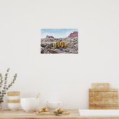 Galapagos Lava Cactus, Ecuador Poster (Keuken)