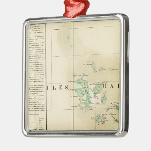 Galapagos Oceania nr. 17 Metalen Ornament (Links)