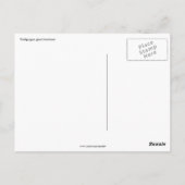 galapagos reusachtige schildpad briefkaart (Achterkant)