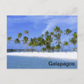 Galapagos - strand briefkaart (Voorkant)