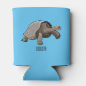 Galapagos tortoise cartoon blikjeskoeler (Achterkant)