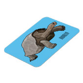 Galapagos tortoise cartoon magneet (Linkerzijde)