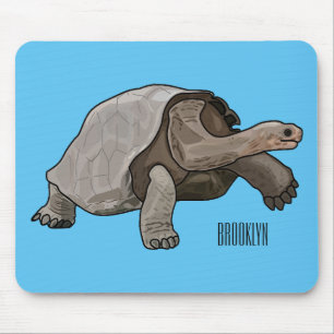Galapagos tortoise cartoon muismat