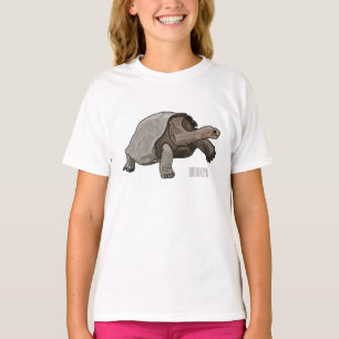 Galapagos tortoise cartoon t-shirt