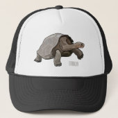 Galapagos tortoise cartoon trucker pet (Voorkant)