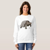 Galapagos tortoise cartoon trui (Voorkant volledig)