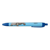 Galapagos tortoise cartoon zwarte inkt pen (Bodem)