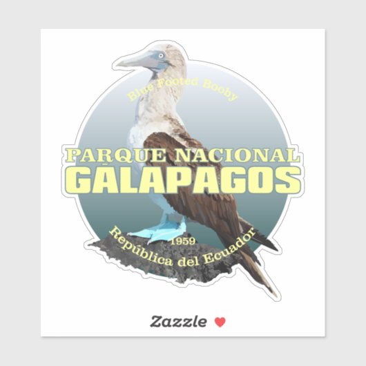 Galapagos W Sticker (Vel)