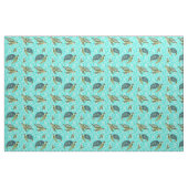 Galapagos Zee Schildpadden Waterverf Stof (Fat Quarter)