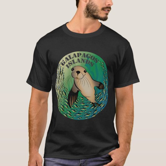 Galapagos Zeleeuw T-shirt (Voorkant)