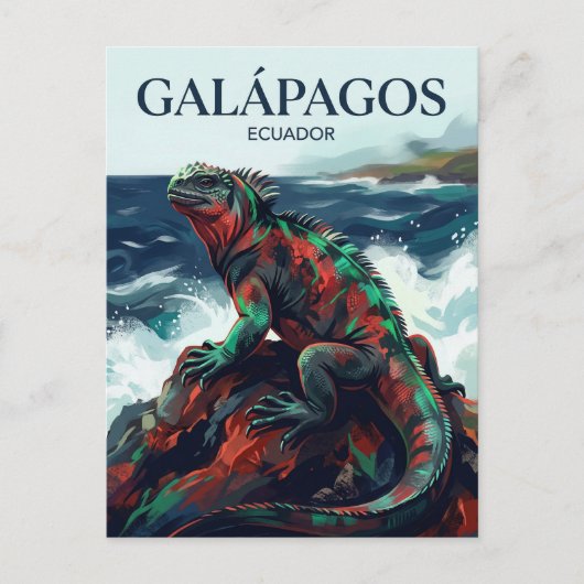 Galapagoseilanden Ecuador Briefkaart (Voorkant)