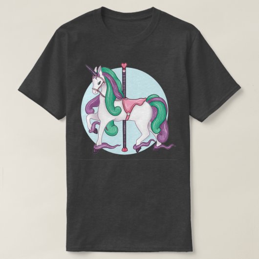 Galar Form Rapidash Unicorn Pocket Monster T-shirt (Design voorkant)