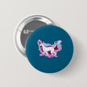Galariaans Rada-shirt  Ronde Button 5,7 Cm (Voorkant /achterkant)