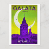 Galata-toren, Istanbul, Turkije, , reizen Briefkaart (Voorkant)