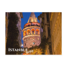 Galata Tower in Istanbul, Turkije