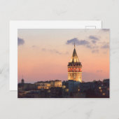 Galata Tower, Istanbul Briefkaart (Voorkant / Achterkant)