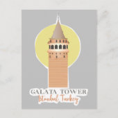 Galata Tower Istanbul Briefkaart Turkije (Voorkant)