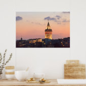Galata Tower, Istanbul Poster (Keuken)