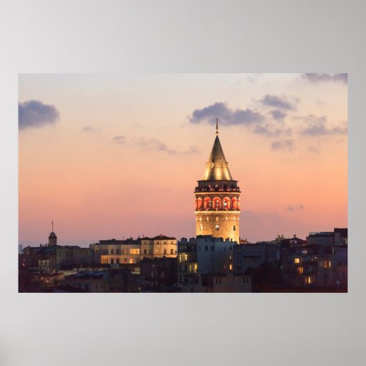 Galata Tower, Istanbul Poster (Voorkant)