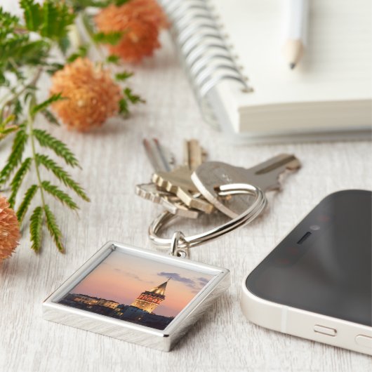 Galata Tower, Istanbul Sleutelhanger (Zijkant)