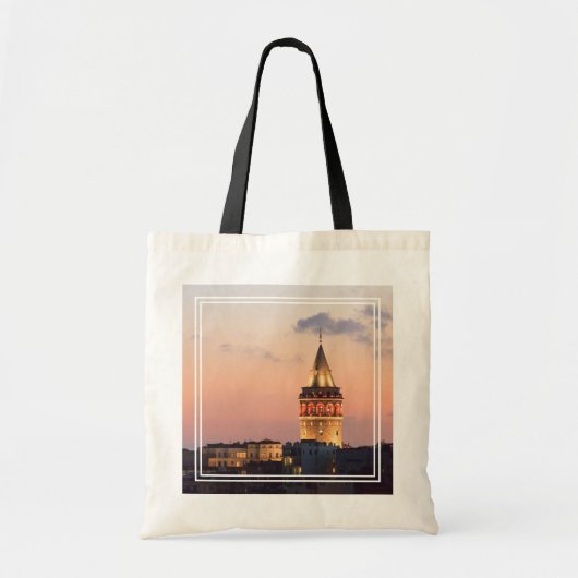 Galata Tower, Istanbul Tote Bag (Voorkant)