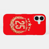 Galatasaray 2025 Kampioenschapsposter iPhone 16 Hoesje (Achterkant horizontaal)