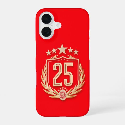 Galatasaray 2025 Kampioenschapsposter iPhone 16 Hoesje (Achterkant)