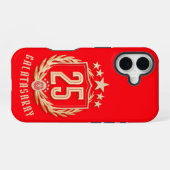 Galatasaray 2025 Kampioenschapsposter iPhone 16 Hoesje (Achterkant horizontaal)