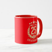 Galatasaray 2025 Kampioenschapsposter Mok (Voorkant rechts)