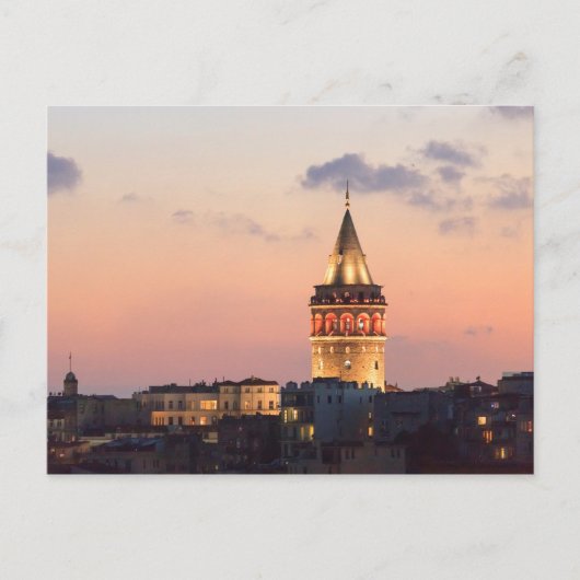 Galatatoren, Istanbul Briefkaart (Voorkant)