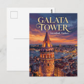 Galatatoren, Istanbul, Marmara Briefkaart (Voorkant / Achterkant)