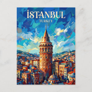 Galatatoren Turkije Briefkaart