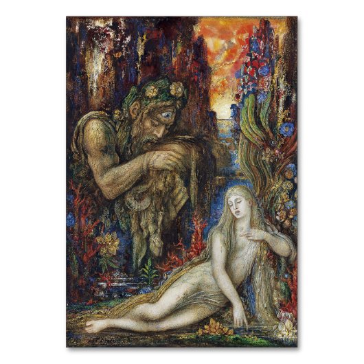 Galatea, Franse symbolistische kunst van Gustave M Kaart (Voorkant)