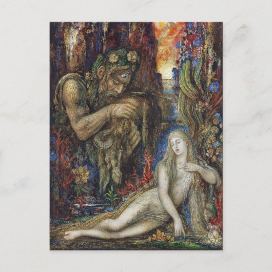 Galatea Gustave Moreau Waterverf Briefkaart (Voorkant)